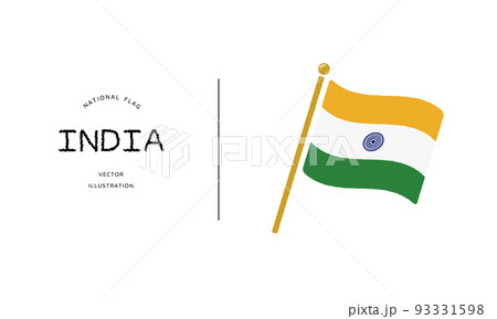 indian flag icon vector illustration - Stock Illustration [93331598] - PIXTA