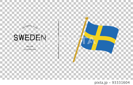 Sweden flag icon vector illustration 93331604