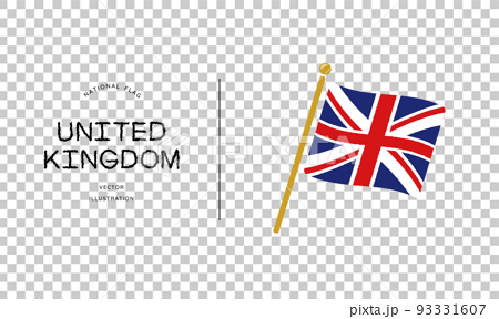 イギリスの国旗アイコン ベクターイラスト UK 93331607