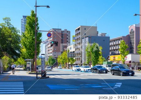 福岡市中央区地行から西の景色 地行の信号 秋13時頃 福岡市中央区地行から西の景色 地行の信号 秋13時頃 93332485