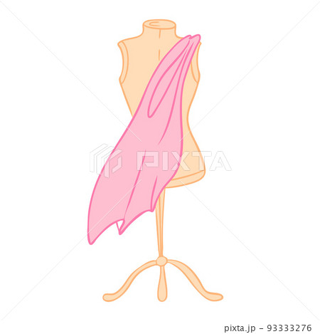 Mannequin for clothes and sewing. Fashion designer tool dummy Mannequin for clothes and sewing. Fashion designer tool dummy 93333276
