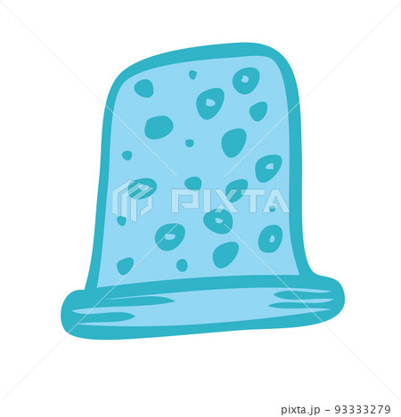 Thimble for sewing. Modeling tools. Vector illustration Thimble for sewing. Modeling tools. Vector illustration 93333279