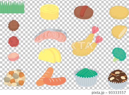 Lunch box ingredients _ set 93333557