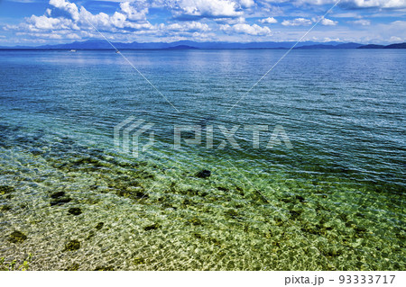 夏の琵琶湖畔 93333717