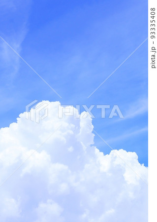 空 夏 入道雲 縦 空 夏 入道雲 縦 93335408