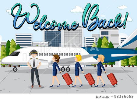 People cartoon characters in the airport People cartoon characters in the airport 93336668