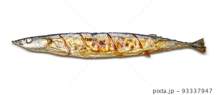 さんまの塩焼き イラスト リアル のイラスト素材