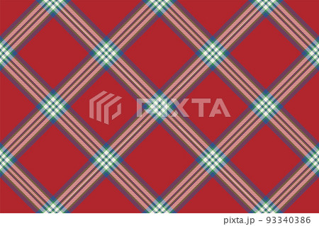 Tartan plaid background, diagonal check seamless pattern. Vector fabric texture for textile print, wrapping paper, gift card, wallpaper. Tartan plaid background, diagonal check seamless pattern. Vector fabric texture for textile print, wrapping paper, gift card, wallpaper. 93340386