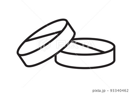 Pill pharmacy medicine icon. Health care tablet antibiotic sign. Medical pills symbol. 93340462