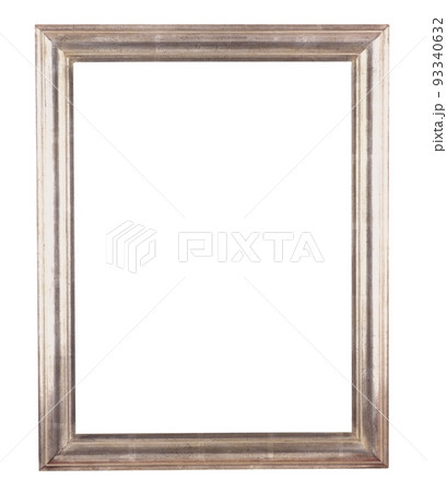 Old antique gold frame isolated on white Old antique gold frame isolated on white 93340632