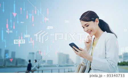 株式投資イメージ 株アプリ フィンテック 株式投資イメージ 株アプリ フィンテック 93340733