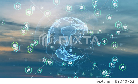 環境テクノロジー エコロジー SDGs 環境テクノロジー エコロジー SDGs 93340752