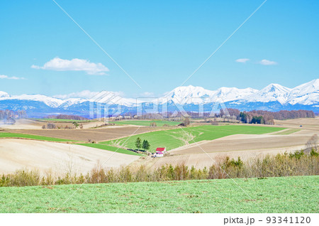 北海道　美瑛の景色 93341120