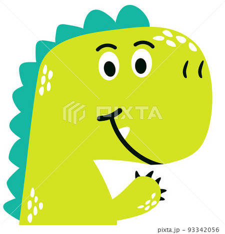 Cute Head dinosaur tyrannosaurus design cartoon Cute Head dinosaur tyrannosaurus design cartoon 93342056