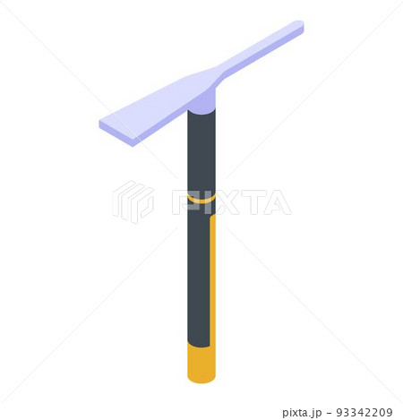 Climber ice pick icon, isometric style 93342209