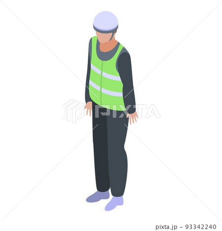 Industrial climber icon, isometric style Industrial climber icon, isometric style 93342240