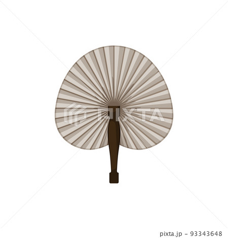 paper hand fan cartoon vector illustration paper hand fan cartoon vector illustration 93343648