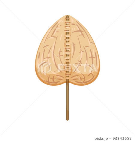 decoration hand fan folding cartoon vector illustration decoration hand fan folding cartoon vector illustration 93343655