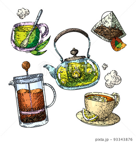 Sketch tea cup Hand drawn mug on plate with two sugar cubes and hot herbal  drink in engraving style Stock Vector Vector And Low Budget Royalty Free  Image Pic ESY058939860  agefotostock