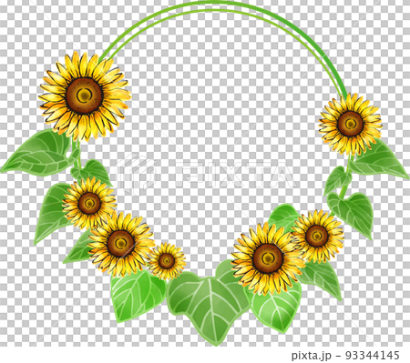 Sunflower frame 93344145
