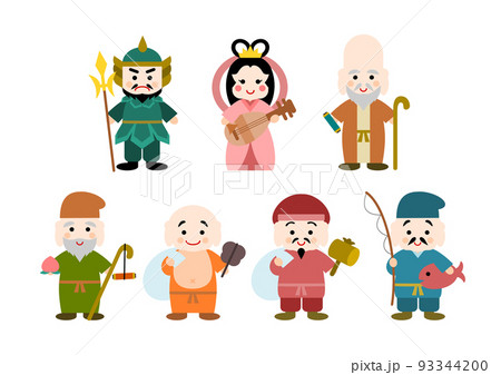 七福神 イラスト 93344200