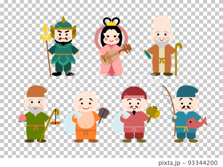 七福神 イラスト 93344200
