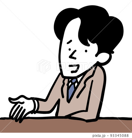 話をするビジネスマン 93345088