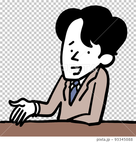 話をするビジネスマン 93345088