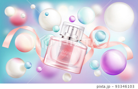 Perfume bottle and silk ribbon glass sprayer flask 93346103