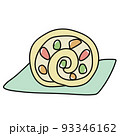 フルーツロールケーキ 93346162