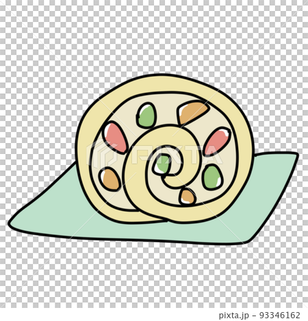 fruit roll cake 93346162