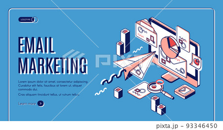 Email marketing landing page, spammer services 93346450
