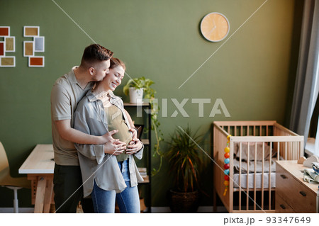 Couple preparing to become parents Couple preparing to become parents 93347649