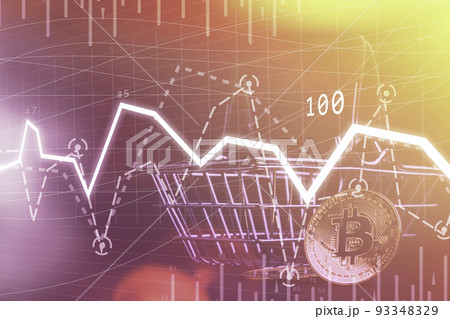 Accumulated bitcoins. Bitcoins in a piggy bank. Investments in cryptocurrency. Accumulated bitcoins. Bitcoins in a piggy bank. Investments in cryptocurrency. 93348329