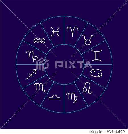 Dark Zodiac Circle Line Dark Zodiac Circle Line 93348669