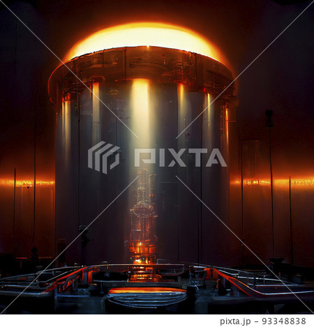 Exploding Nuclear Power Plant Tower 93348838