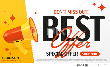 Great Deal Banner or Label for Digital Media Marketing Sale Advertising  Promotion. Discount Hot Offer, Weekend Shopping Stock Vector - Illustration  of banner, poster: 204771281