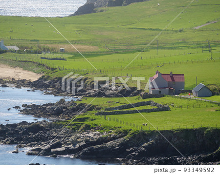 The shetland islands in the scotish north sea The shetland islands in the scotish north sea 93349592