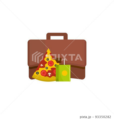 Lunch icon, flat style Lunch icon, flat style 93350282