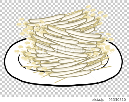 もやしの山のイラスト 93350810