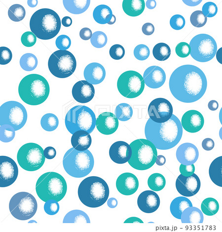 Seamless blue bubbles pattern Seamless blue bubbles pattern 93351783