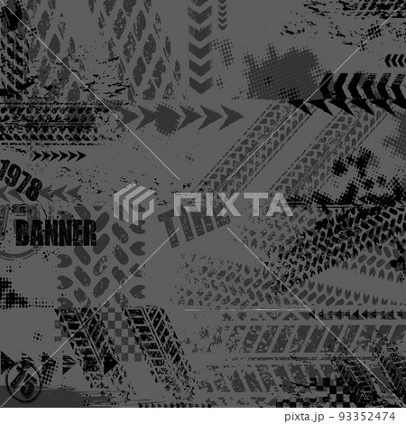 Black grunge race track wallpaper 93352474