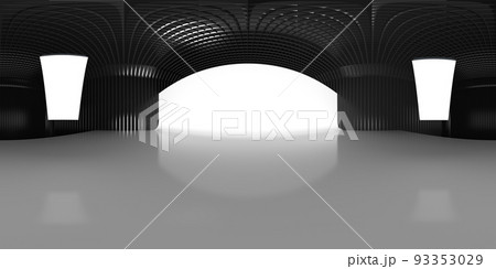 VR 360 studio panorama with reflections Animation 3D hdri 93353029