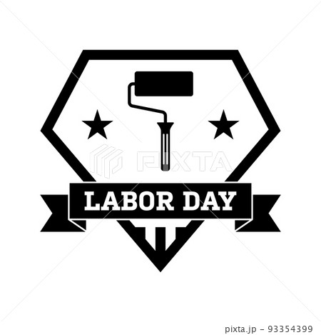Happy Labor Day banner isolated on white background Happy Labor Day banner isolated on white background 93354399
