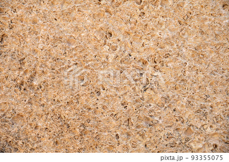 Background made of close up shellstone abstract brown texture Background made of close up shellstone abstract brown texture 93355075