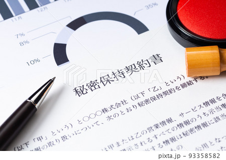 秘密保持契約書 93358582
