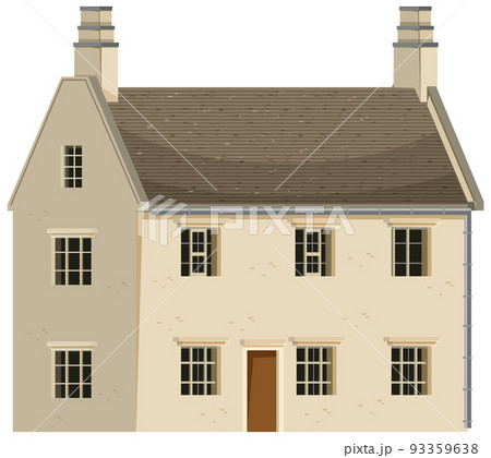 Isolated house on white background Isolated house on white background 93359638