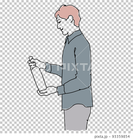 選擇葡萄酒線描的人 93359854