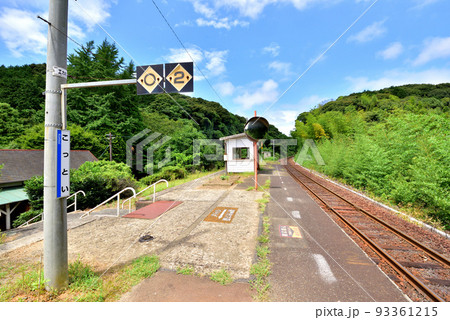 JR山陰本線特牛駅　特牛駅　難読駅名　難読地名　難読漢字　山口県下関市豊北町 93361215