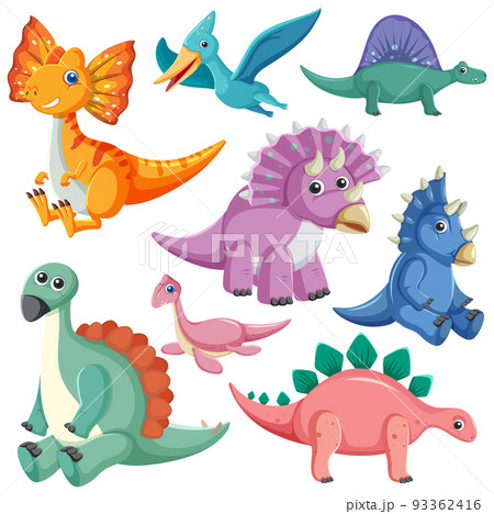 Cute dinosaur seamless pattern Cute dinosaur seamless pattern 93362416